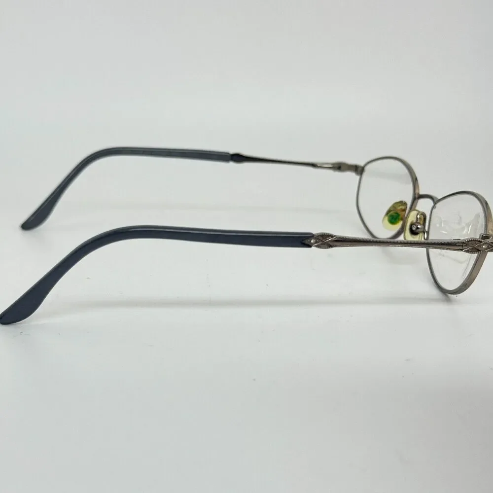 Marchon Eyeglasses Frames TRES JOLIE 112 Grey Rectangular‎ 51-17-140 H14568
